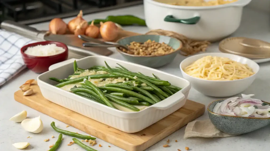 Pro tips for making the best Campbell Green Bean Casserole.